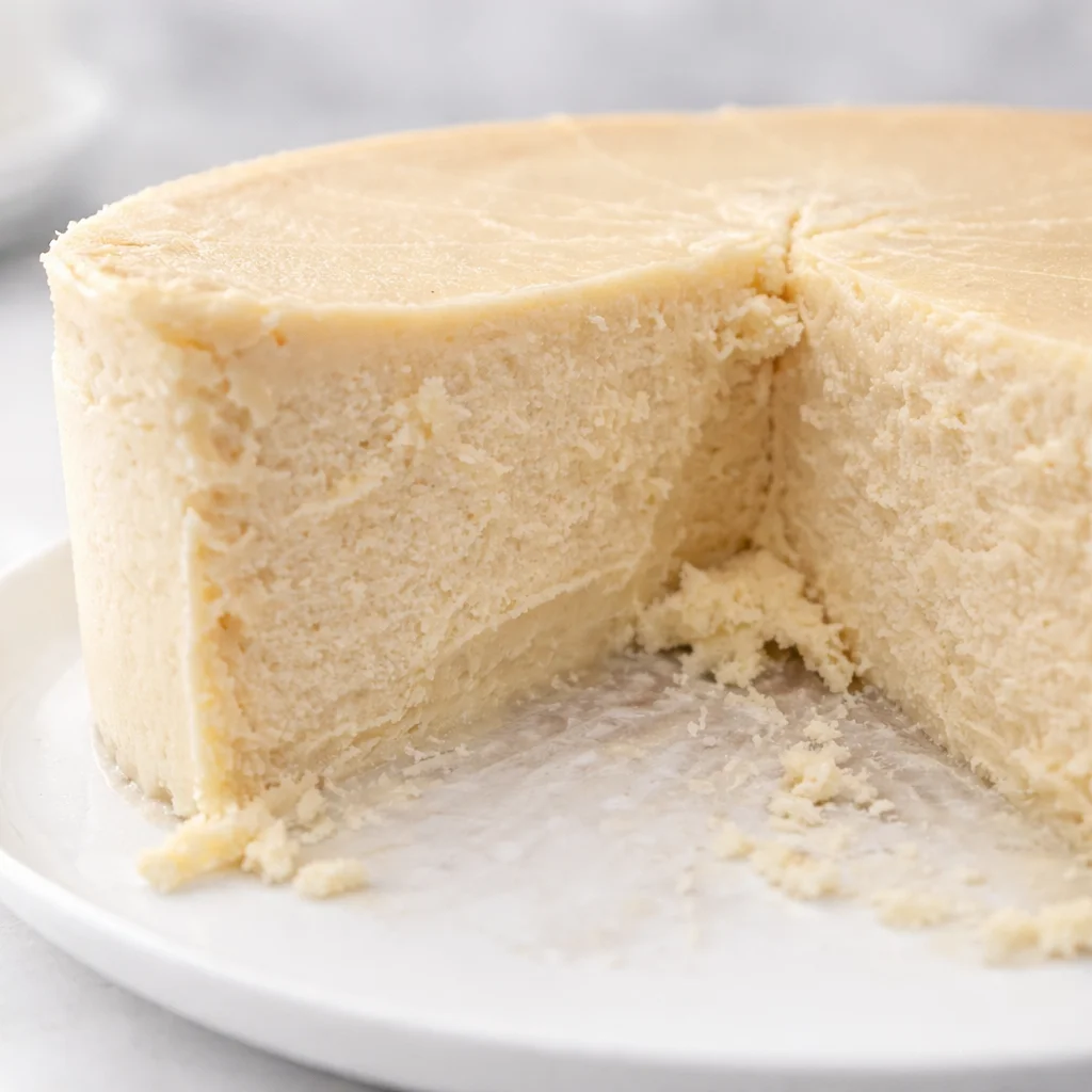 Classic New York-style cheesecake