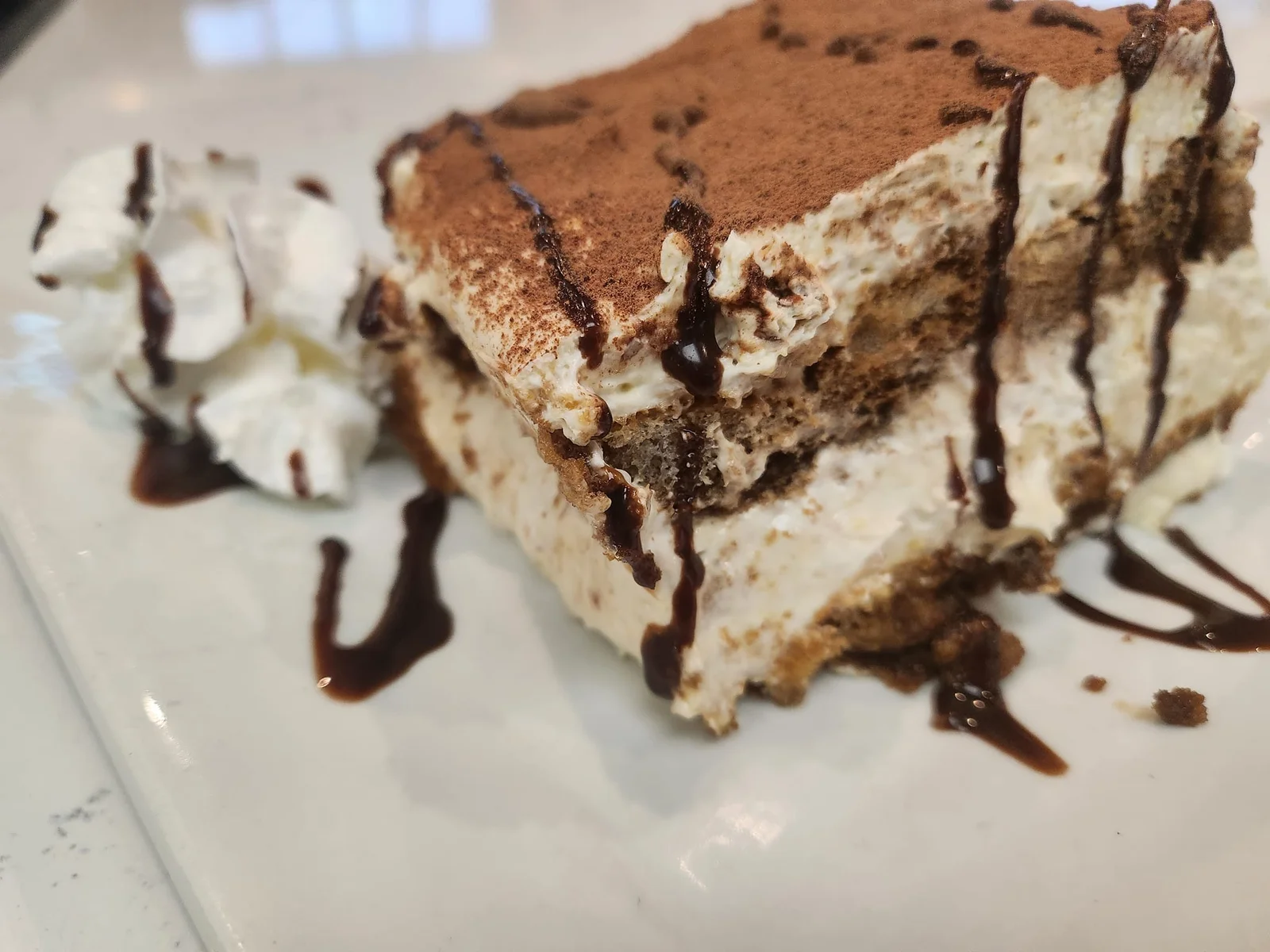 Slice of tiramisu